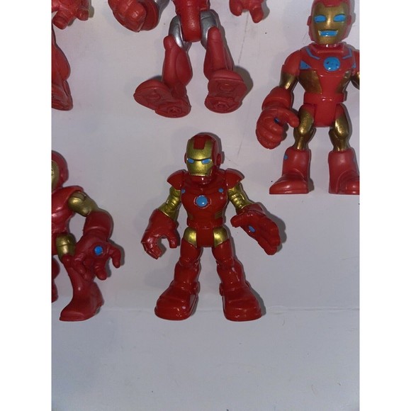 Marvel Playskool Heroes Lot Iron Man Mark Hall Armor Classic Silver Centurion - Picture 6 of 15